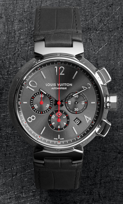 Tambour Essential Grey, GMT et chronographe