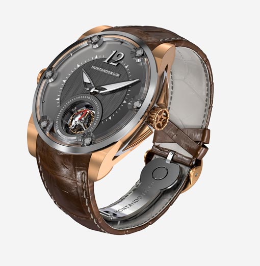 Montandon & Co bronze slate dial 
