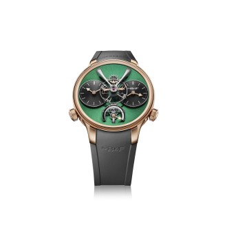 Legacy Machine Nº1 EVO rose gold (limited to 33 pieces) with a green dial plate