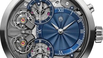 Mirrored Force Resonance with hand-made engine-turned dials - Armin Strom