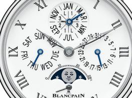 Villeret Collection  8-Day Perpetual Calendar, platinum - Blancpain