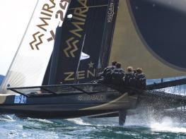 Ladycat powered by Spindrift racing reclaims trophy for D35 category. - The Bol d'Or Mirabaud 