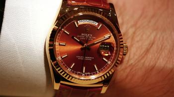 The one that got away: 2013 Rolex Day-Date with leather strap - Rolex