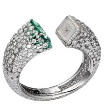 Green Beryl and Diamonds Watch