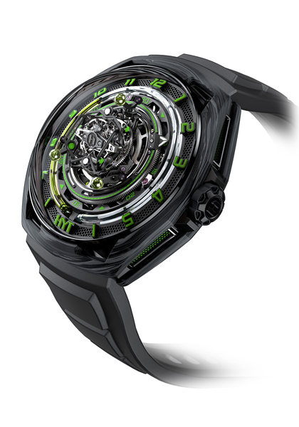Tourbillon Conique : en verre et contre tout