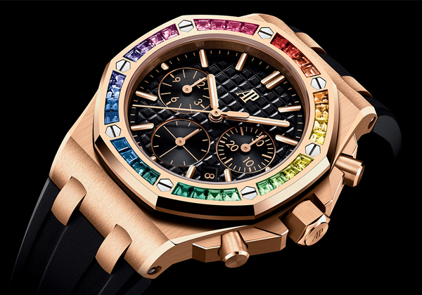 Quatre Royal Oak Offshore aux multiples sertissages