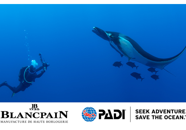 Blancpain et PADI unissent leurs forces pour contribuer à protéger 30% des océans d'ici 2030