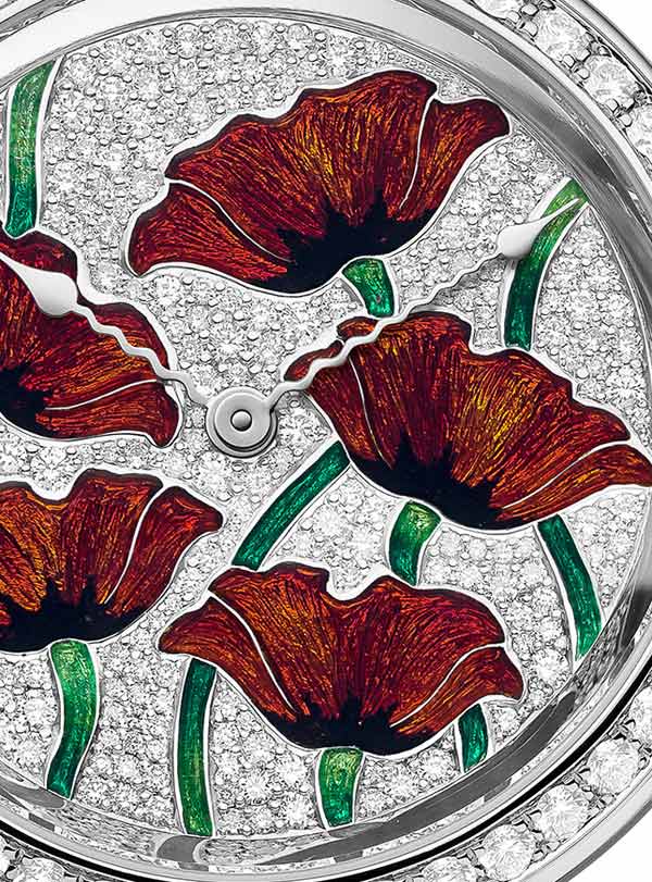 Amadeo® Fleurier39 “Coquelicots” Email Grand Feu