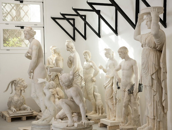 96 splendides statues antiques restaurées