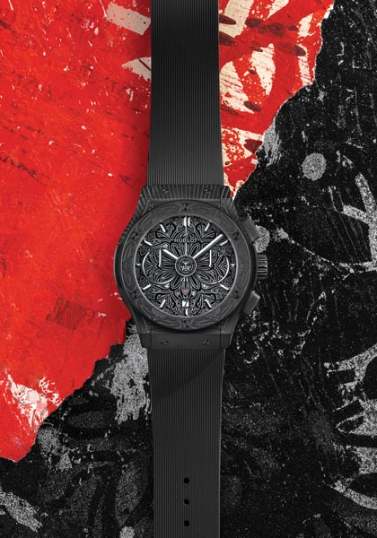 Hublot et Shepard Fairey lancent ensemble une nouvelle montre à Hollywood 