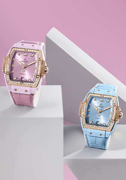 Spirit of Big Bang Light Blue & Pink Ceramic