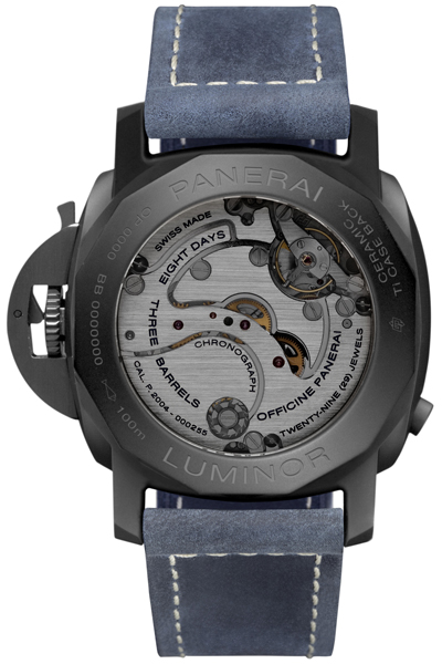 Luminor Chrono Monopulsante GMT Blu Notte