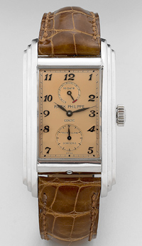 Patek Philippe, Genève, « 10 Days Tourbillon », Réf. 5101P en platine. Fabriquée et vendue en 2006. Adjudication (commission incluse) : 216 000 dollars