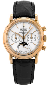Patek Philippe, Genève, Réf. 3970 en or rose. Fabriquée vers 1990. Adjudication (commission incluse) : 102 000 dollars