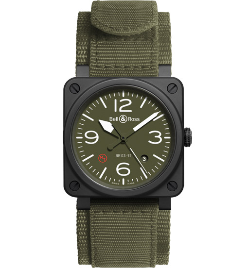 Bell & Ross BR03-92 Military type Bell & Ross BR03-92 Military type