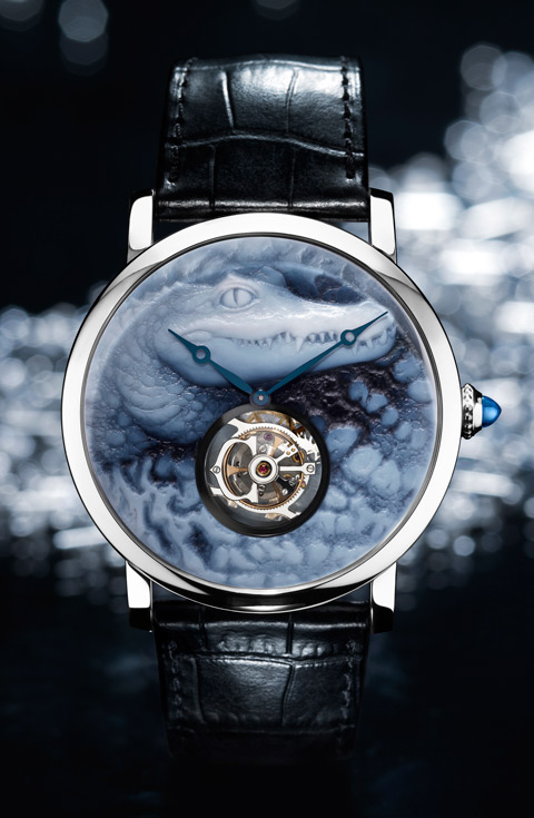 Métiers d'Art, montre crocodile