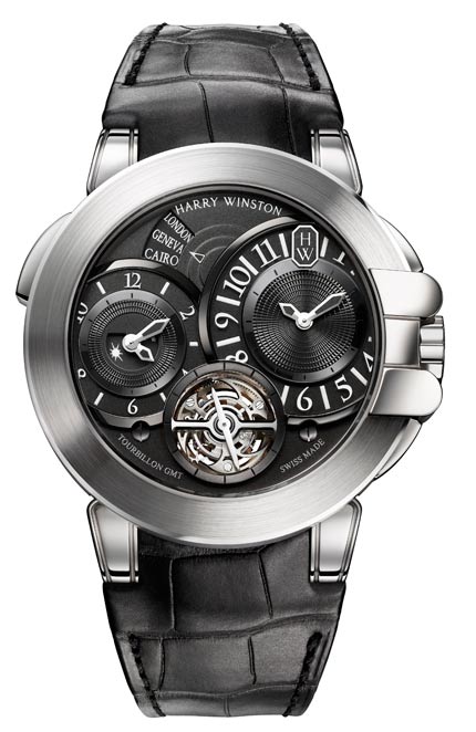 Harry Winston, Ocean Tourbillon GMT, ref OCEATG45WW004 Harry Winston, Ocean Tourbillon GMT, ref OCEATG45WW004