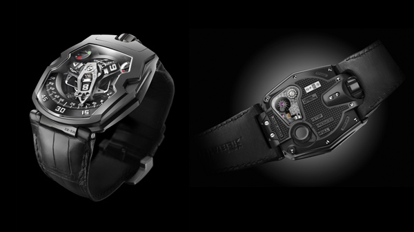 Urwerk UR-210 AlTiN front & back