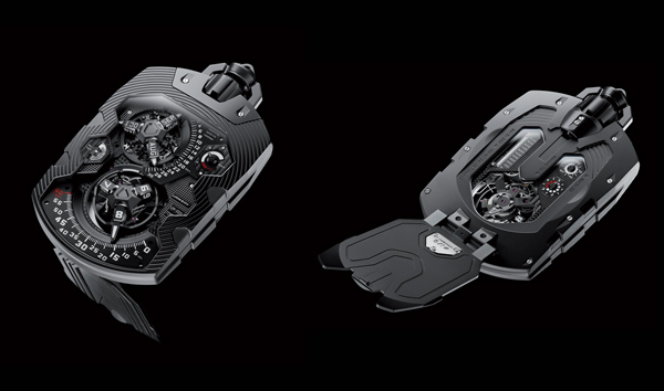 Urwerk UR-1001 AlTiN front & back