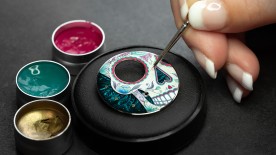 Tourbillon Skelet Or rouge - Catrina Skull  ©Jaquet Droz