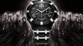 Saratoga Chronograph in Black PVD - Concord
