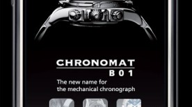 Chronomat B01 iPhone application - Breitling