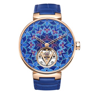 Tambour Moon Tourbillon Volant Kaléidoscope © Louis Vuitton