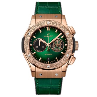  Classic Fusion Chronograph Arturo Fuente King Gold © Hublot