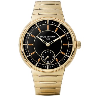 Tambour Yellow Gold Onyx © Louis Vuitton