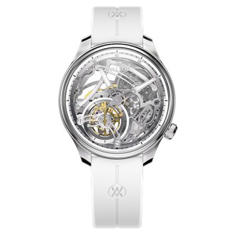 Chapitre 4 Tourbillon Squelette Ice White © BA111OD