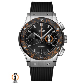 Classic Fusion Chronograph UEFA Europa League Titanium Carbon © Hublot
