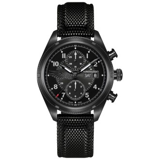 Khaki Field Auto Chrono Resident Evil Requiem LTD Edition © Hamilton