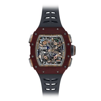 RM 41-01 Tourbillon Soccer Basalte TPT® rouge carmin