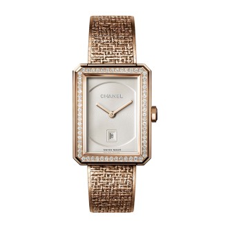 Boyfriend Tweed Beige Gold