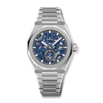 Skyline Skeleton Blue dial