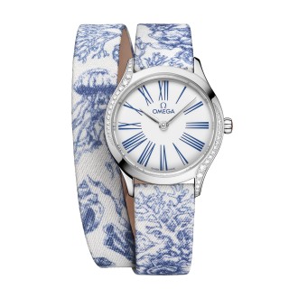 Mini Trésor Quartz Toile de Jouy Double tour 26mm