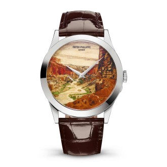 Calatrava Wood Marquetry "Grand Canyon"