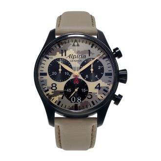 Alpina Startimer Camouflage Pilot Chronograph Grande Date