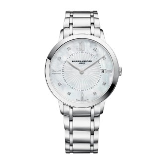 Women Quartz Steel Diamond-Set Dial 