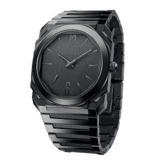 Octo Finissimo Automatic Black Sandblast-Polished Ceramic 