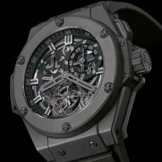 King  Power  Chrono Tourbillon  All  Black