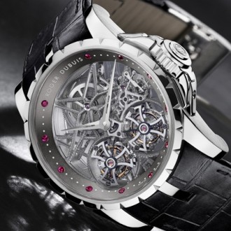 Excalibur Double Tourbillon Squelette