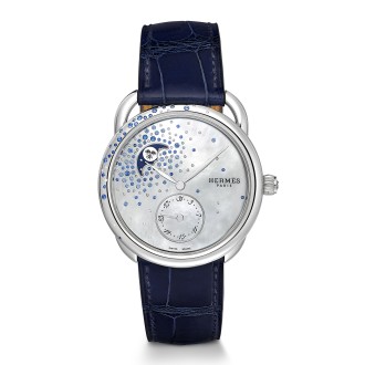 Arceau Petite Lune Jeté de diamants et saphirs