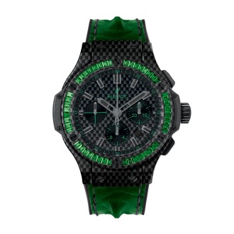 Carbon Bezel Baguette Tsavorites