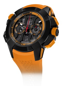 Jacob.& Co. Epic X Chrono Black Titanium with Orange Band