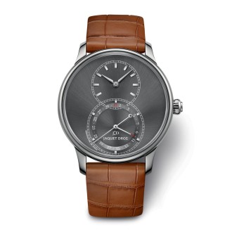 Grande Seconde Quantième Satin-Brushed Anthracite