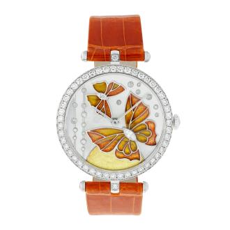 Lady Arpels Papillon Orange Solaire