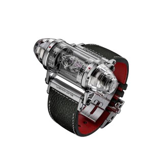 Weap-One Asymmetrical Flying Tourbillon in Diamonds