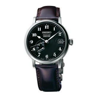 Presage Prestige Line Enamel Dial Spring Drive  
