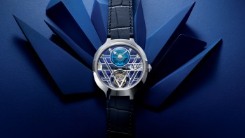 Voyager Tourbillon Volant Poinçon de Genève Plique-à-jour © Louis Vuitton